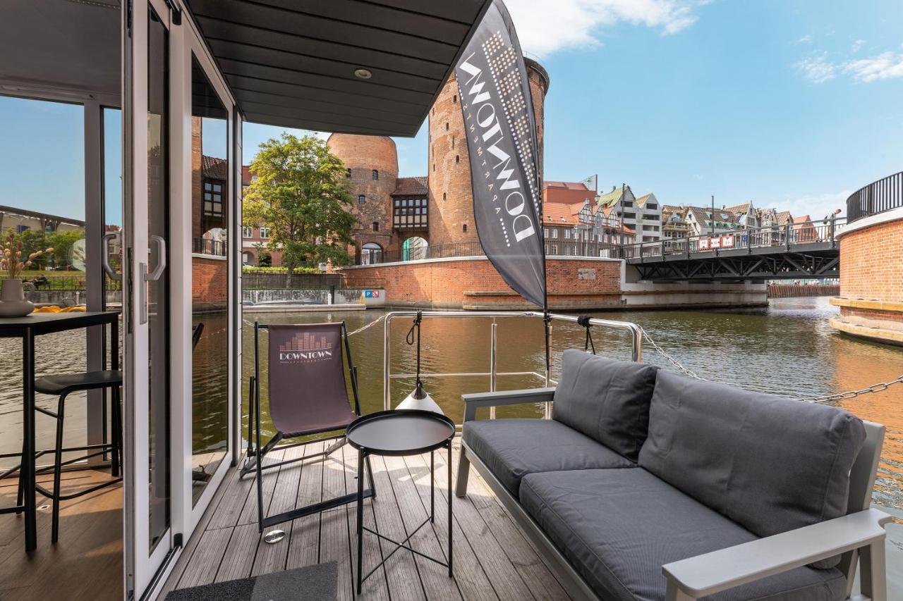 Domy Na Wodzie - La Mare Motlava Houseboats With Sauna By Downtown Apartments Gdansk Exterior photo
