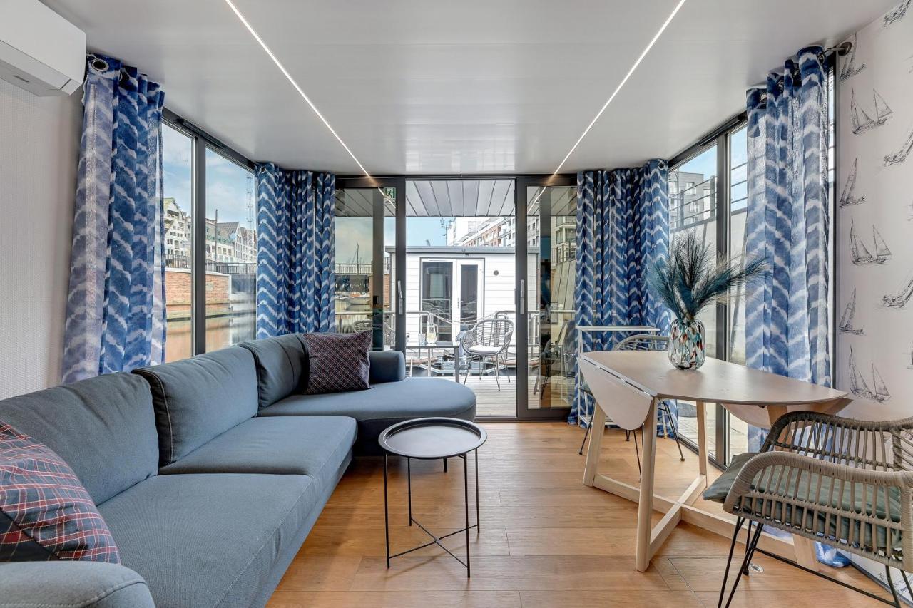 Domy Na Wodzie - La Mare Motlava Houseboats With Sauna By Downtown Apartments Gdansk Exterior photo
