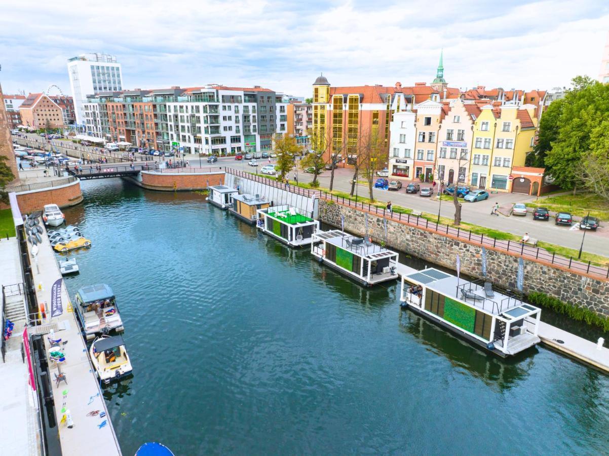 Domy Na Wodzie - La Mare Motlava Houseboats With Sauna By Downtown Apartments Gdansk Exterior photo