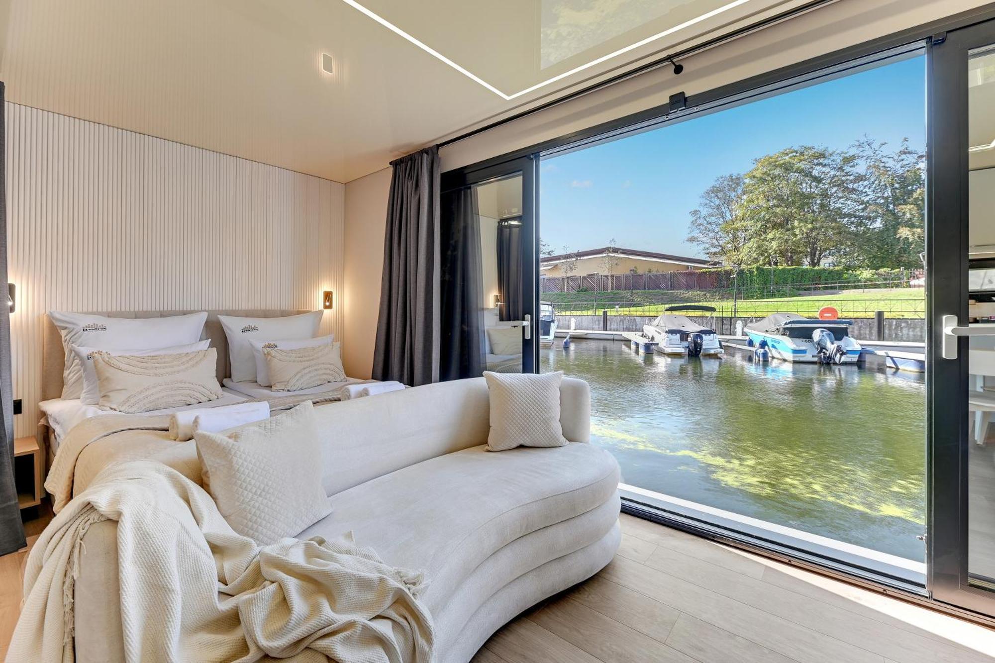 Domy Na Wodzie - La Mare Motlava Houseboats With Sauna By Downtown Apartments Gdansk Exterior photo